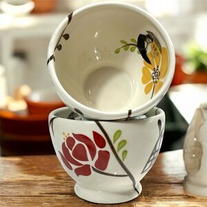 VIDA by Eva Mendes ESPANA  Multi Floral Cereal Soup Bowl Sef/2 Discontinued.